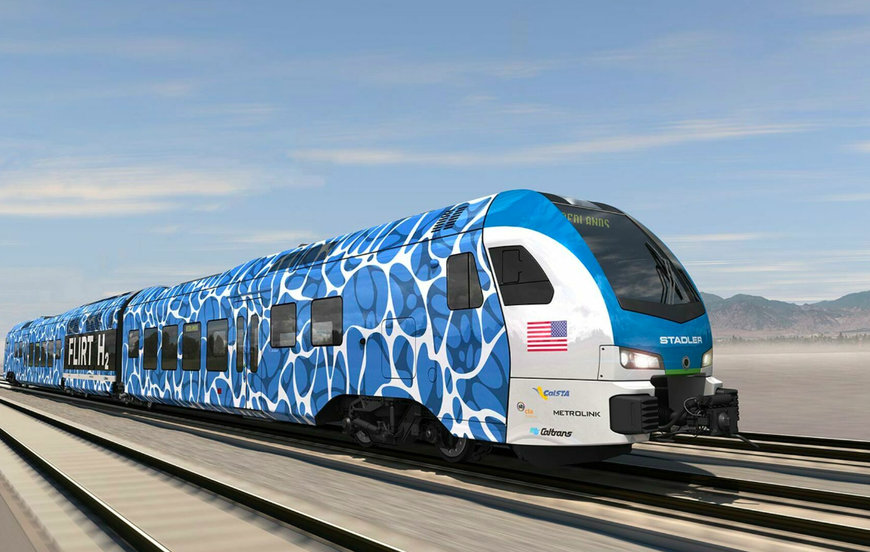 New H2 Train for SBCTA Shown in the US at APTA EXPO